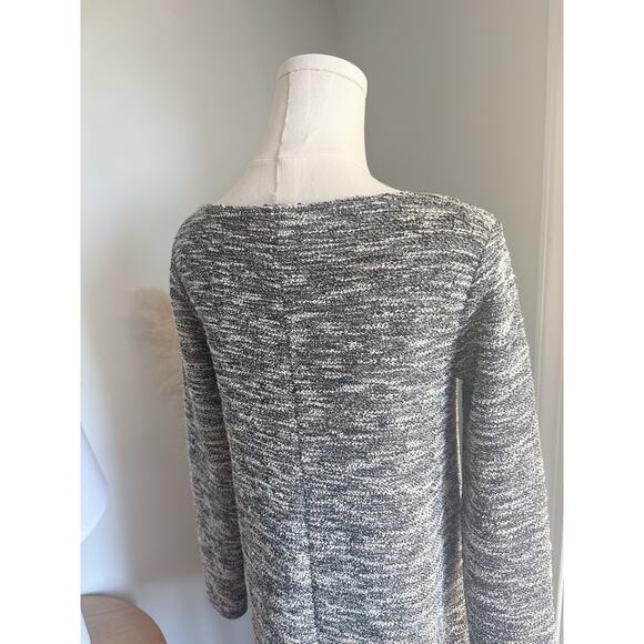 B1G2 FREE 🍁 NWT Gap Boucle Tweed Long Sleeve A Line Dress Medium Zip Pocket - Picture 9 of 10